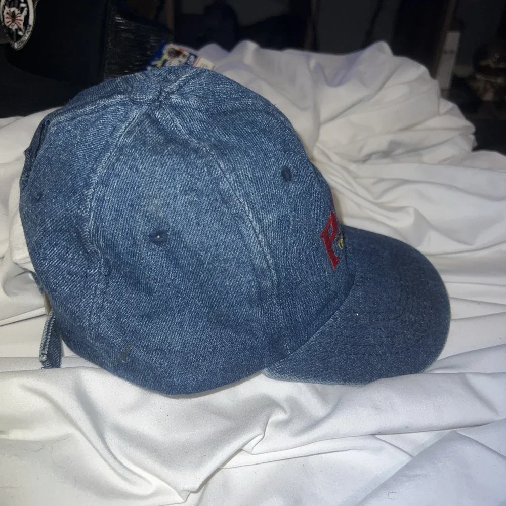 Pilot‎ Flying Strapback Hat Blue Jean Embroidered Port & Company